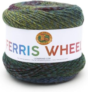 Lion Brand Yarn Company 217-608 Pelote de fils à tricoter à grande roue Imaginary Garde, une écheveau