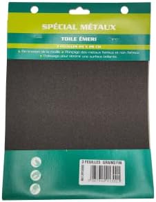 SAVY Toile emeri 3 feuilles grain fin